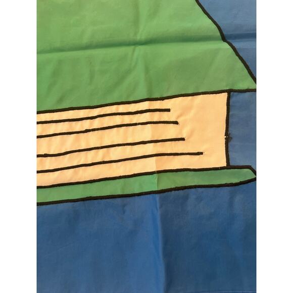 Vintage Outdoor Porch Flag Back to School Teacher's Book Pencil Apple JL - Picture 4 of 8